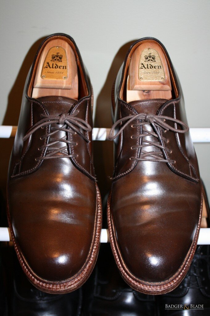 Polishing shell hot sale cordovan