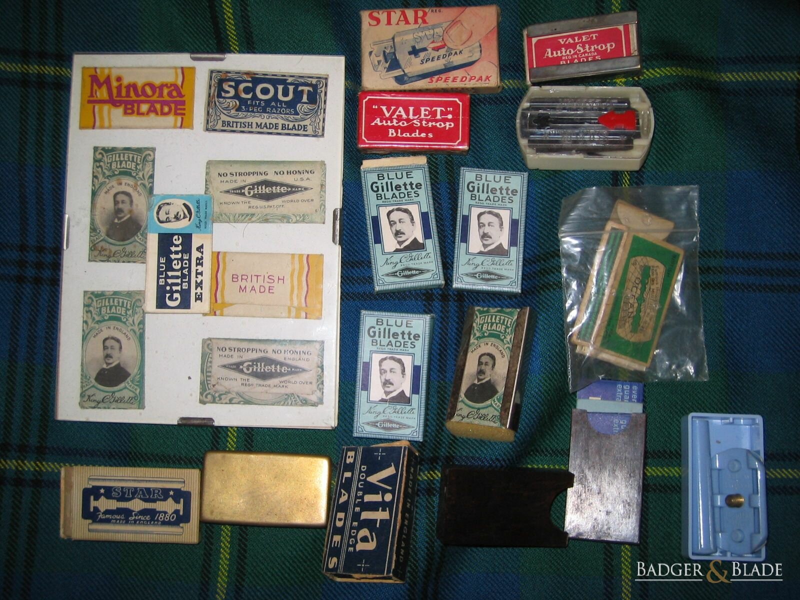 Assorted English Razor Blades