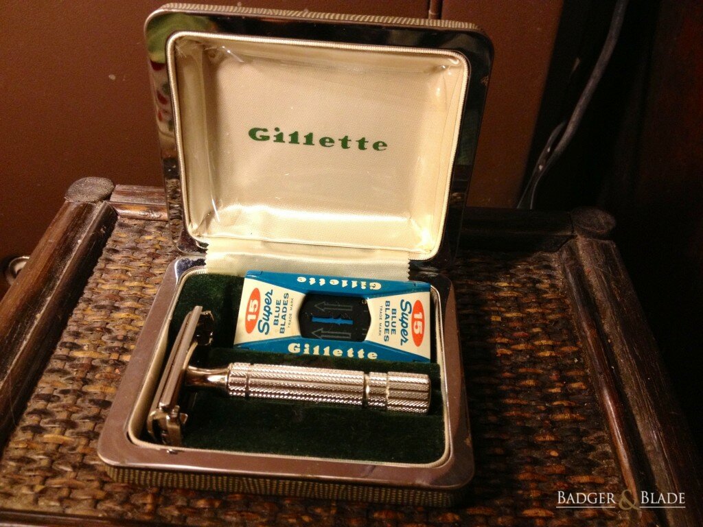 Boxed gellette razor