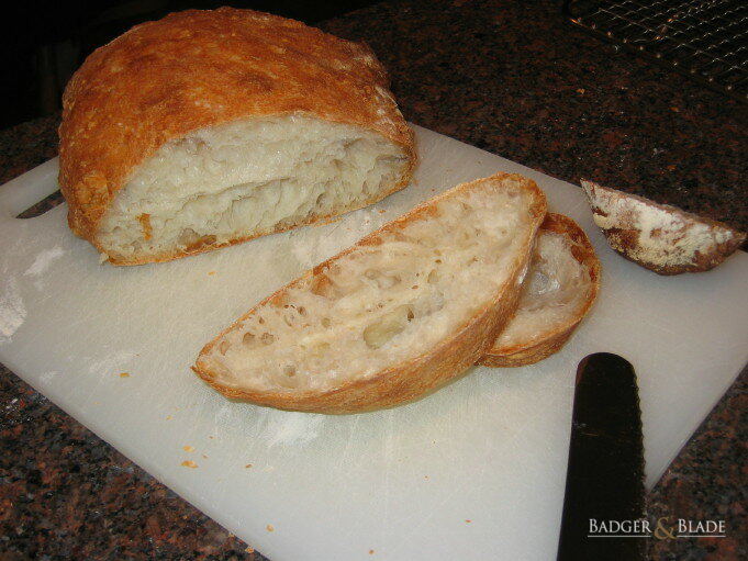 Ciabatta cooked