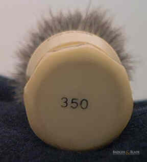 End of Made Rite Badger shaving brush 350