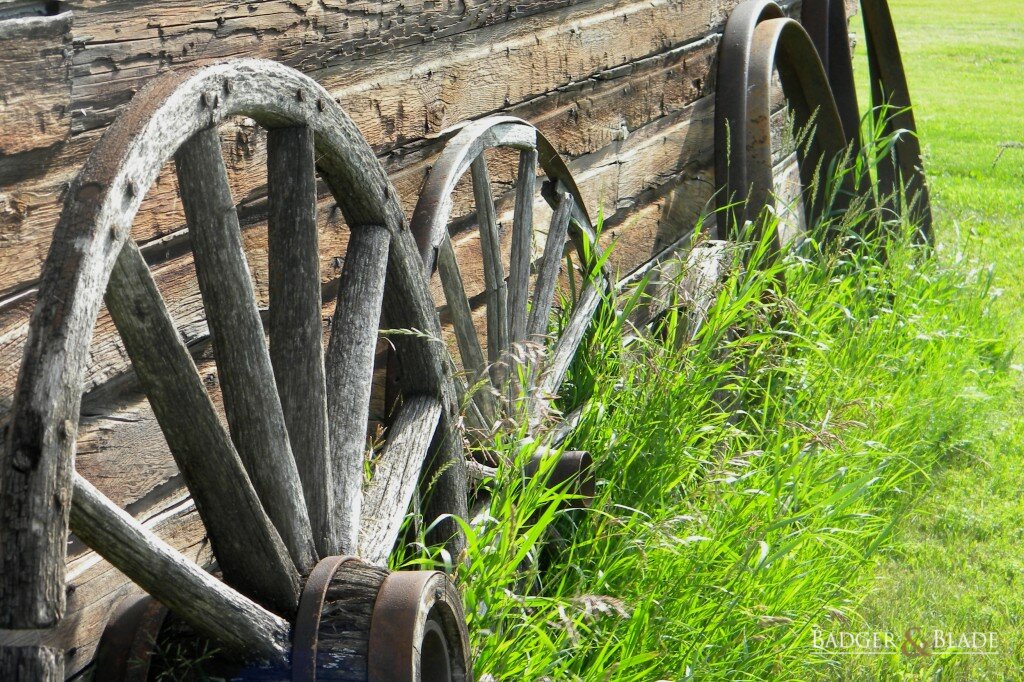 Old Wagon Wheels